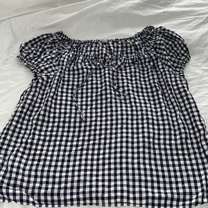 Old Navy Gingham Blouse size Large